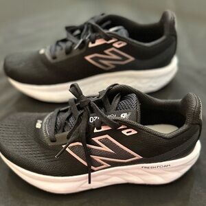 New Balance Fresh Foam Women's Black and Pink Running Shoes
